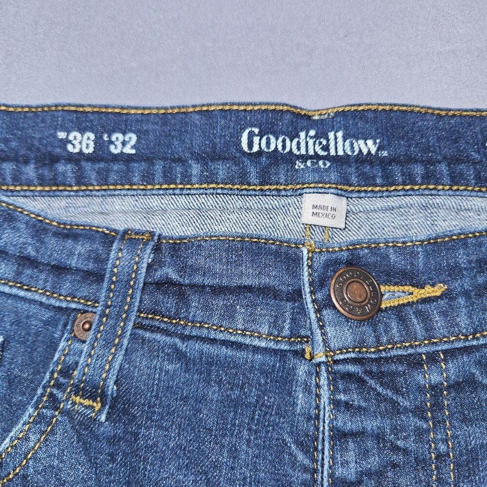 Goodfellow-co Men's Blue and Navy Jeans